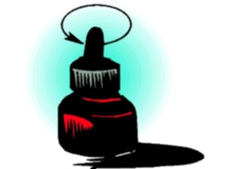 Sticker Custom Preview Image #029943 Art Design Supplies Equipment Ink Bottle3