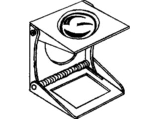 Sticker Custom Preview Image #029953 Art Design Supplies Equipment Loupe Square2