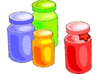 Sticker Custom Preview Image #029979 Art Design Supplies Equipment Paint Bottles