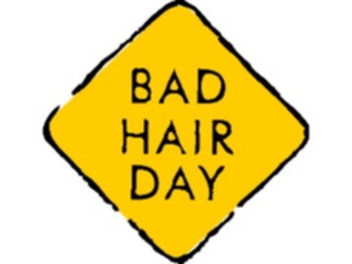 Sticker Custom Preview Image #031179 Beauty Bad Hair Day