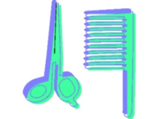 Sticker Custom Preview Image #031312 Beauty Haircutting Tools3