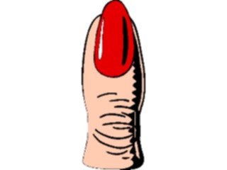 Sticker Custom Preview Image #031415 Beauty Polished Nail2