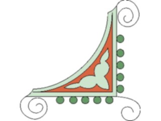 Sticker Custom Preview Image #032709 Borders Corners Corner1067