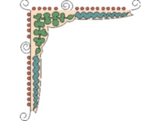 Sticker Custom Preview Image #032710 Borders Corners Corner1068