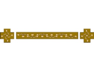 Sticker Custom Preview Image #037033 Borders Horizontal Border218