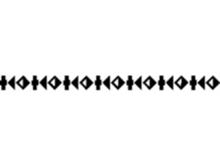 Sticker Custom Preview Image #037309 Borders Horizontal Border494