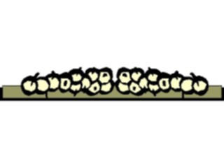 Sticker Custom Preview Image #037350 Borders Horizontal Border535