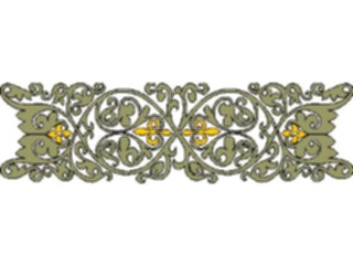 Sticker Custom Preview Image #037510 Borders Horizontal Border695