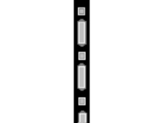 Sticker Custom Preview Image #037808 Borders Vertical Border081