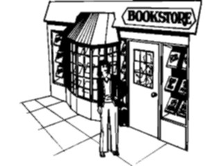 Sticker Custom Preview Image #038221 Business Office Buildings Bookstore