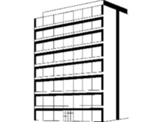 Sticker Custom Preview Image #038295 Business Office Buildings Office Building14