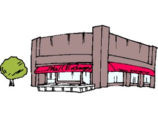 Sticker Custom Preview Image #038359 Business Office Buildings Storefront07