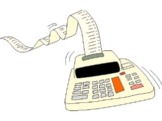 Sticker Custom Preview Image #038376 Business Office Cartoons Adding Machine1