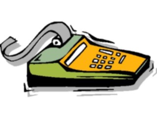 Sticker Custom Preview Image #038378 Business Office Cartoons Adding Machine3