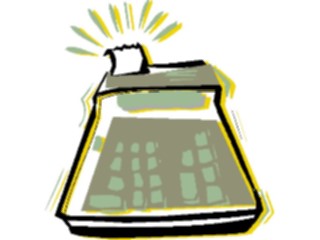 Sticker Custom Preview Image #038379 Business Office Cartoons Adding Machine4