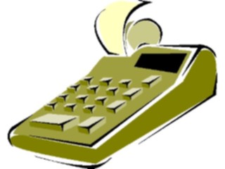 Sticker Custom Preview Image #038382 Business Office Cartoons Adding Machine7