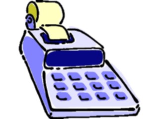 Sticker Custom Preview Image #038383 Business Office Cartoons Adding Machine8