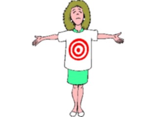 Sticker Custom Preview Image #038427 Business Office Cartoons Archery Target2