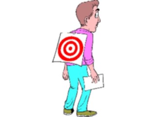 Sticker Custom Preview Image #038428 Business Office Cartoons Archery Target3