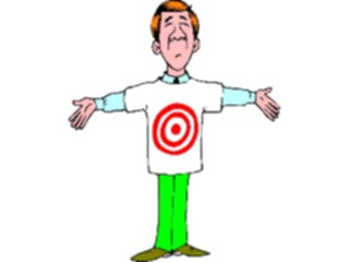 Sticker Custom Preview Image #038429 Business Office Cartoons Archery Target4