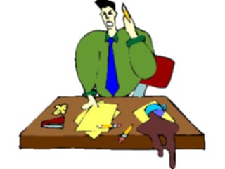 Sticker Custom Preview Image #038444 Business Office Cartoons Bad Day2