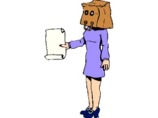 Sticker Custom Preview Image #038447 Business Office Cartoons Bag Over Head2