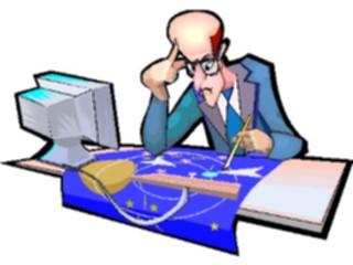 Sticker Custom Preview Image #038455 Business Office Cartoons Big Head