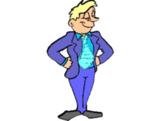 Sticker Custom Preview Image #038457 Business Office Cartoons Big Tie