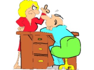 Sticker Custom Preview Image #038479 Business Office Cartoons Boss Employee3