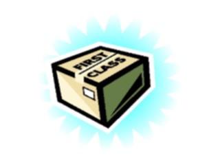 Sticker Custom Preview Image #038496 Business Office Cartoons Box First Class