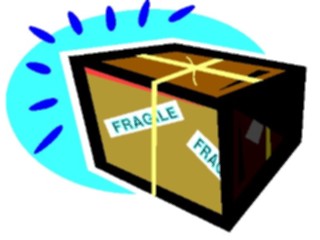 Sticker Custom Preview Image #038497 Business Office Cartoons Box Fragile