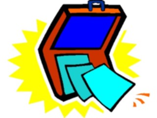 Sticker Custom Preview Image #038527 Business Office Cartoons Briefcase19