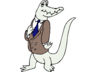 Sticker Custom Preview Image #038544 Business Office Cartoons Business Alligator