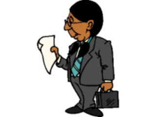 Sticker Custom Preview Image #038620 Business Office Cartoons Businessman Briefcase5