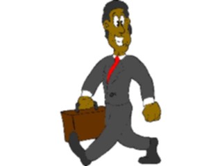 Sticker Custom Preview Image #038622 Business Office Cartoons Businessman Briefcase7
