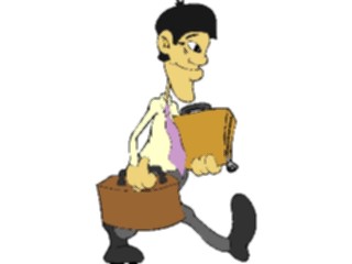 Sticker Custom Preview Image #038623 Business Office Cartoons Businessman Briefcase8