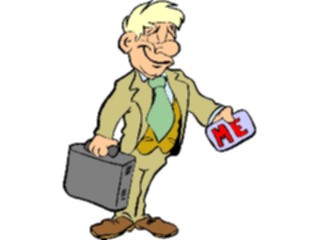 Sticker Custom Preview Image #038627 Business Office Cartoons Businessman Confident