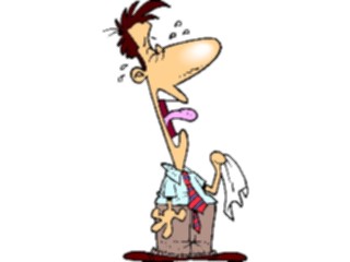 Sticker Custom Preview Image #038632 Business Office Cartoons Businessman Crying2
