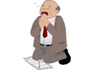 Sticker Custom Preview Image #038633 Business Office Cartoons Businessman Crying3