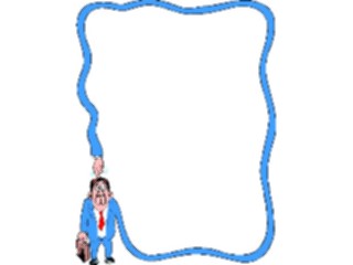 Sticker Custom Preview Image #038642 Business Office Cartoons Businessman Frame