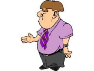 Sticker Custom Preview Image #038645 Business Office Cartoons Businessman Gesturing
