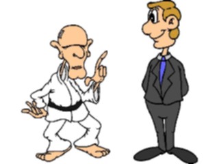 Sticker Custom Preview Image #038646 Business Office Cartoons Businessman Getting Advice