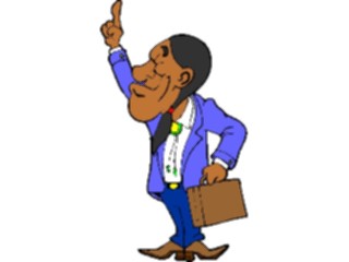 Sticker Custom Preview Image #038650 Business Office Cartoons Businessman Hailing Taxi