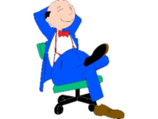 Sticker Custom Preview Image #038651 Business Office Cartoons Businessman Happy01