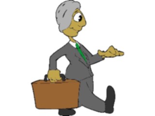 Sticker Custom Preview Image #038729 Business Office Cartoons Businessman Walking3