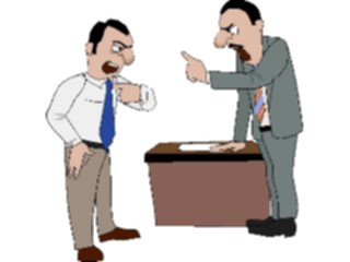 Sticker Custom Preview Image #038755 Business Office Cartoons Businessmen Arguing1