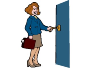Sticker Custom Preview Image #038777 Business Office Cartoons Businesswoman09