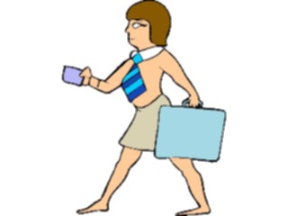 Sticker Custom Preview Image #038778 Business Office Cartoons Businesswoman10