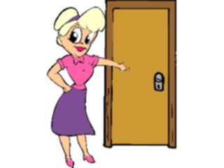 Sticker Custom Preview Image #038779 Business Office Cartoons Businesswoman11