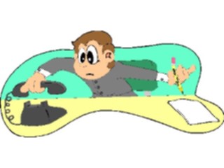 Sticker Custom Preview Image #038798 Business Office Cartoons Busy Man2